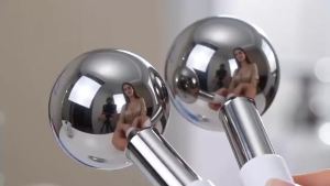 Cryo Face Massager Ice Globes Unbreakable Steel Cooling Roller for Puffiness Dark Circles Skin Care Tool
