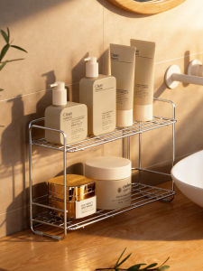 BANGJIE | Stainless Steel Bathroom Organizer Double Layer