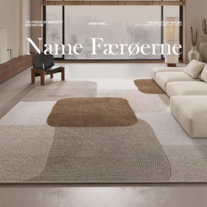 Cream-style carpet for the living room light luxury and high-end feel new home sofa mat bedroom waterproof washable-free and easy to wipe