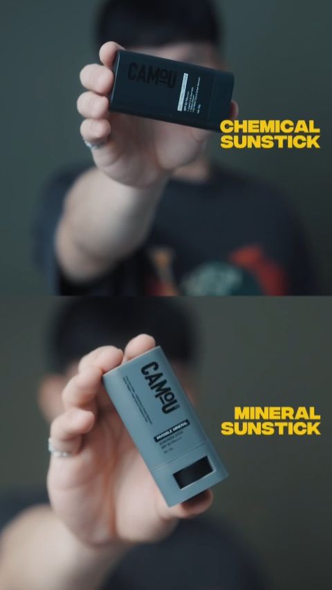 Camou Mattifying Sun Stick SPF50 PA++++: Oil Control & Zinc Oxide Reef Safe Sunscreen