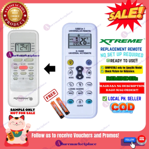 XTREME AIRCON Remote Replacement [**Mag Basa B4 Umorder**] Ready to USE Universal for XTREME X-SERIES AIR CONDITIONER Remote Control XTREME INVERTER NON-INVERTER XACST15X XACST15iX