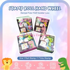Mainan Roll Stamp Anak Aneka Karakter Lucu Stempel