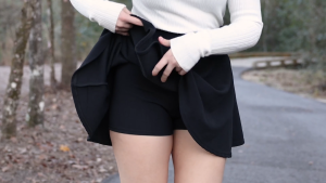 NEON GREEN SKORT FOR WOMEN HIGH WAIST PALDA SHORT GYM ZUMBA PLEATED TENNIS SKIRT WITH INNER SHORTS