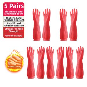 FURENJILI | Durable Thick Fleece Winter Dishwashing Gloves