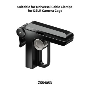 Universal Camera HDMI-Compatible Cable Clamp One Clip Lock Wire Clip  1/4" for Sony Canon Video Camera DSLR Rig Cage Photography