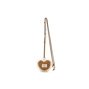 Fur-trimmed Heart-shaped Cute Accessory