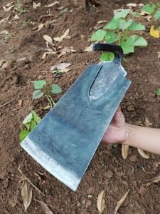 Cangkul Sawah Sambung Baja Anti Lengket - Pacul Jawa Asli Bancen Bawak Lempak