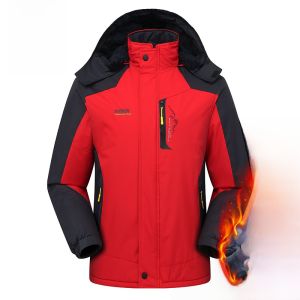 SHIPAILUO | เสื้อแจ็คเก็ตกันหนาวบุขนแกะหนาสำหรับผู้ชาย อบอุ่นสำหรับฤดูหนาว แจ็คเก็ตกันลม แจ็คเก็ตกันหนาวแบบสวมหัว แจ็คเก็ตกันหนาวแบบลำลอง