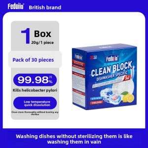 FEDUIIO | All-in-one Dishwasher Detergent Salt Rinse Aid