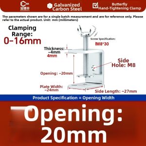 BAODEFENG | Stainless Steel U Shape Clamp Square Pipe Fastener