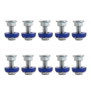 Bộ 10 Ốc Vít Đai Ốc Nắp Che Bằng Hợp Kim Nhôm CNC Đa Năng Cho Xe Mô Tô Địa Hình Xe Máy Ốp Thân Xe