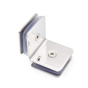 Glass partition stainless steel 90-degree fixed clip shower room glass accessories balcony guardrail clip manufacturer wholesale price