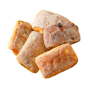 GUOXIANGQIAN | Whole Wheat Ciabatta Breakfast Bread Low Sugar Low Fat Filling Substitute