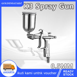 Spray Gun K-3 Original Nozzle Spray Gun Mini 0.5mm Bahan Alloy Dengan 125ml Cup Untuk Airbrush