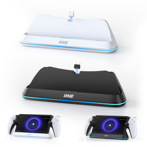 IINE Charging Stationfor Playstation Portal / Type-C Contact Charging & Triple Protection for Safety Charging
