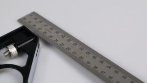 Mistar penggaris siku tukang multifungsi