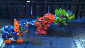 Mainan Kreatif Anak Bongkar Pasang Robot Dino Elektrik Suara - DIY Dinosaurus Electric