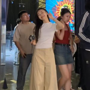 VKSOD | Retro Elegant Slim Fit White Short Sleeve T-Shirt Womens High Waist Loose Wide Leg Long Pants Two Piece Set Summer 2025