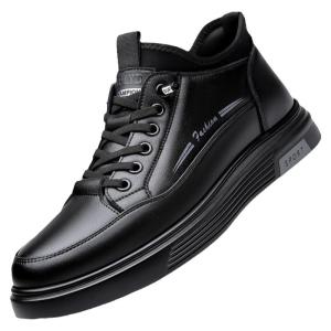PAIR BOY | Leather Soft-bottom Elevating Men Shoes 6cm