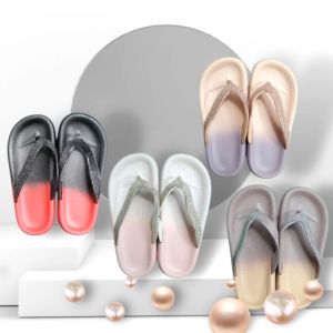 ABC Sandal Jepit SP43 Motif Gliter Jelly Wanita Empuk Elastis
