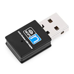 Bộ Điều Hợp WiFi Không Dây USB Mini 300Mbps Chuẩn 802.11n Card Mạng LAN Cho Máy Tính Để Bàn - Card Mạng WiFi Ngoài Với Chip RTL8188