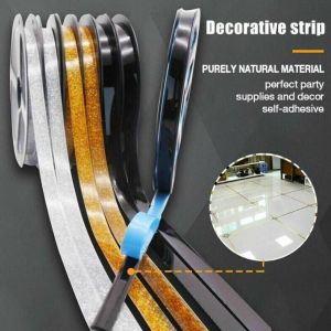 6M Ceramic Tile Gap Tape Kitchen Bathroom Waterproof Beautiful Seam Tapes Self-Adhesive Sticker Wall Floor Edge Decorative Strip
