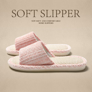 Molly | Seasonal Linen Indoor Slippers Female