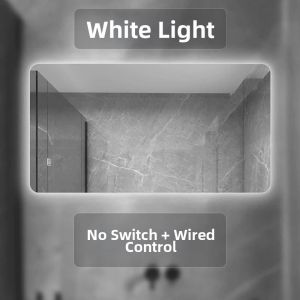 Frameless Anti-fog Backlit Bathroom Mirror