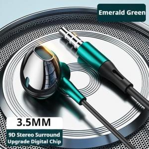 Newmsnr | NEW 9D Surround Sound Type C&3.5mm Headphones Volume Control Headset With HD Mic Wired Earbuds For IPhone15-17/Samsung Earphones
