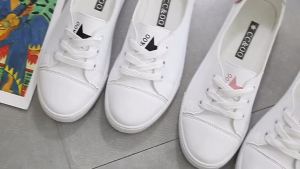 COD  Satu Pedal Kasut Putih Mulut Cetek Wanita Musim Panas a Baru Lapang Tapak Rata Versi Korea Perjalanan Memandu Jururawat Kasut Pelajar  CNN