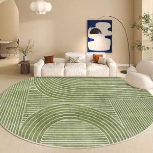 VIKAMA Modern Abstract Circular Carpet Living Room Study Sofa Lightweight and Comfortable Home Decoration