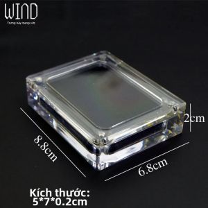 Hộp Trưng Bày Trang Sức Acrylic Trong Suốt Sáng Tạo Lót Nhung Đựng Dây Chuyền Mặt Dây Chuyền Hộp Đựng Đồ Trang Sức Hộp Quà Tặng Để Trưng Bày Trang Sức