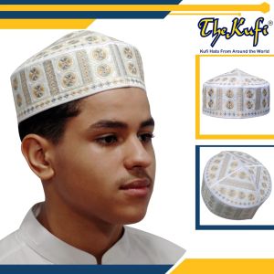 Peci The Kufi Pakistan Bordir Motif 3 Warna Kopiah Pakistani Premium The Kufi Product