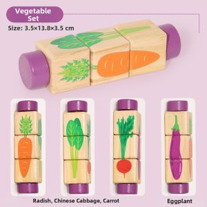 Educational Grab Rotating Puzzle Building Blocks