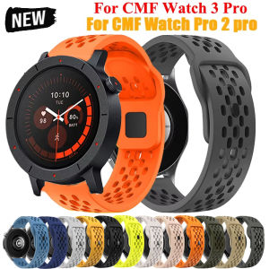 22mm Breathable Silicone Strap For CMF Watch 3 Pro Band Sport Bracelet Wrist Correa For CMF by Nothing Watch Pro 2 1 Watchband