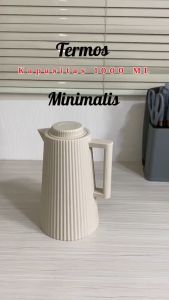 ATRIZ Teko Termos Air Panas Model Garis Minimalis Kapasitas 1000ml