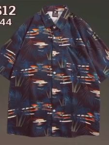 เสื้อฮาวายโอเวอร์ไซส์ผ้าคุณภาพสูง แขนสั้น พิมพ์ลายแฟชั่น น้ำหนักเบา สวมใส่สบาย SUMMER ส่งจากไทย