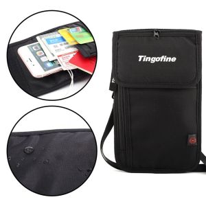 กระเป๋าไนลอนกันขโมย คอหนังสือเดินทาง ราคาล่าสุด กระเป๋าสะพาย ปริมาณเล็ก รวมโทรศัพท์ RFID สำหรับผู้ชายและผู้หญิง