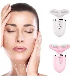 LED 3 Colors Photon Therapy Neck Beauty Massager Anti Wrinkle Remove Lifting Massager Skin Tighten Reduce Double USB