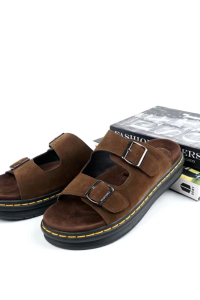 Wajendra - Bajo Brown Suede - Sandal Kulit Pria anti slip