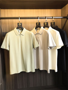 Áo Thun Polo Nam Cổ Bẻ Khóa Mùa Hè 2025 Cool Sensation Fiber High Elastic Texture Standard Fit Fashion Urban Style