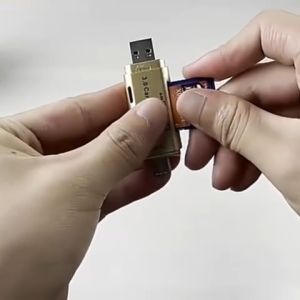 Card Reader USB 3.0 Type-C TF Memory Card OTG Adapter High Speed Combo 2in1 AH099