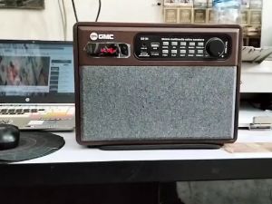 GMC Speaker portable 881H karaoke speaker Model Klasik/Minimalis-bisa guitar