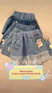 Celana Pendek Jeans Anak Perempuan Qualitas Import Korea Fashion