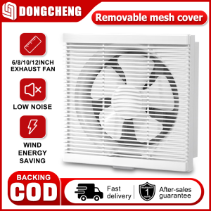 Wall Mounted Exhaust Fan 6/8/10/12 Inch Exhaust Fan Home Kitchen Bathroom Office Strong Wind Energy Saving Ventilation Exhaust Fan