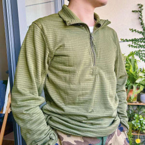 Quần Áo Lót Mùa Thu Đông Bằng Vải Polyester Màu Xanh Lá Cây L2 Có Khóa Kéo Nửa Thân Thiện Với Chiến Thuật Tom Trung Quốc