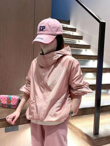 Áo Khoác Chống Nắng Màu Trơn Ngắn Thời Trang Có Mũ Trùm Đầu Mùa Hè Thu Phong Cách Hàn Quốc Áo Khoác Ngoài Thường Ngày Cho Nữ
