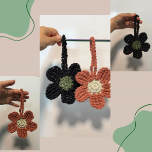 [MTO] Crochet Flower Bag/Door Charm- Perfect for gifting or used as accessories or door decorations