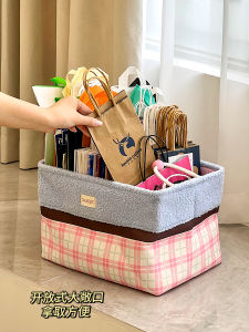 ถุงกระดาษขนส่งอาหารแบบมีโครงขนาดใหญ่ ถุงใส่ของใช้สำหรับจัดระเบียบในบ้าน ถุงขนส่งวัสดุอุปกรณ์สำหรับจัดระเบียบในครัวเรือน