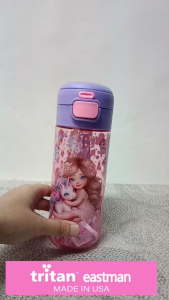 My Style TM 1315 D Dual Functions Drink TRITAN Bottle 600ml for Girls - Botol Minum Sedot Dan Teguk Anak Perempuan